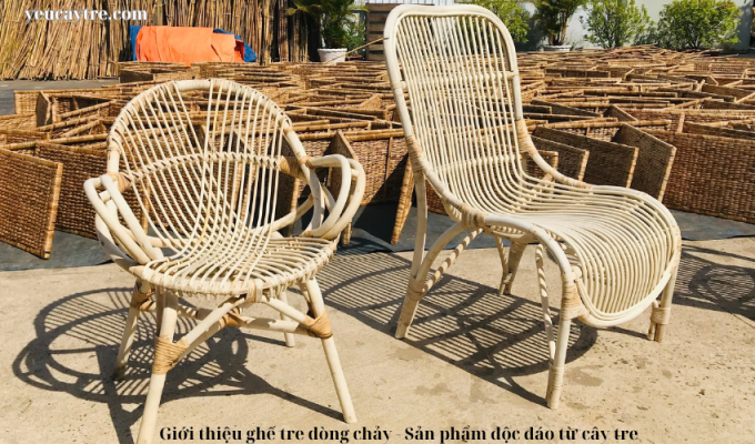 Giới thiệu ghế tre dòng chảy – Sản phẩm độc đáo từ cây tre